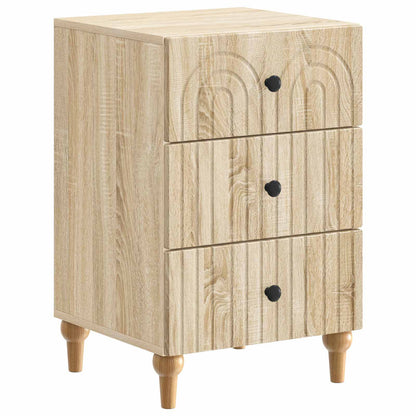 Bedside Cabinet Sonoma Oak 43x 41 x 66.5 cm Engineered Wood
