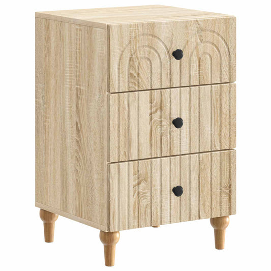 Bedside Cabinet Sonoma Oak 43x 41 x 66.5 cm Engineered Wood