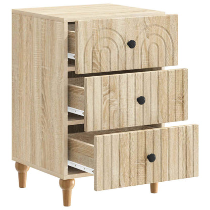 Bedside Cabinet Sonoma Oak 43x 41 x 66.5 cm Engineered Wood