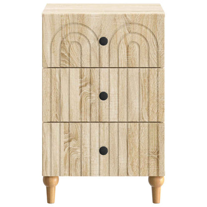 Bedside Cabinet Sonoma Oak 43x 41 x 66.5 cm Engineered Wood