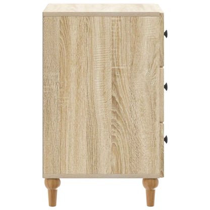 Bedside Cabinet Sonoma Oak 43x 41 x 66.5 cm Engineered Wood