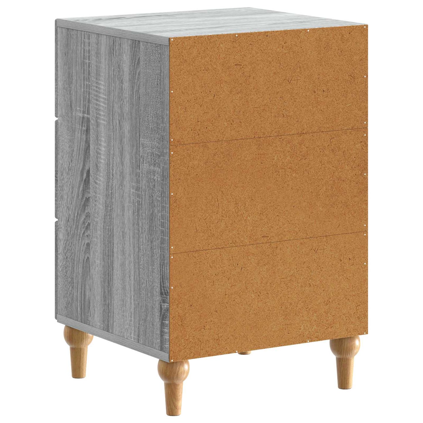Bedside Cabinet Grey Sonoma 43x 41 x 66.5 cm Engineered Wood
