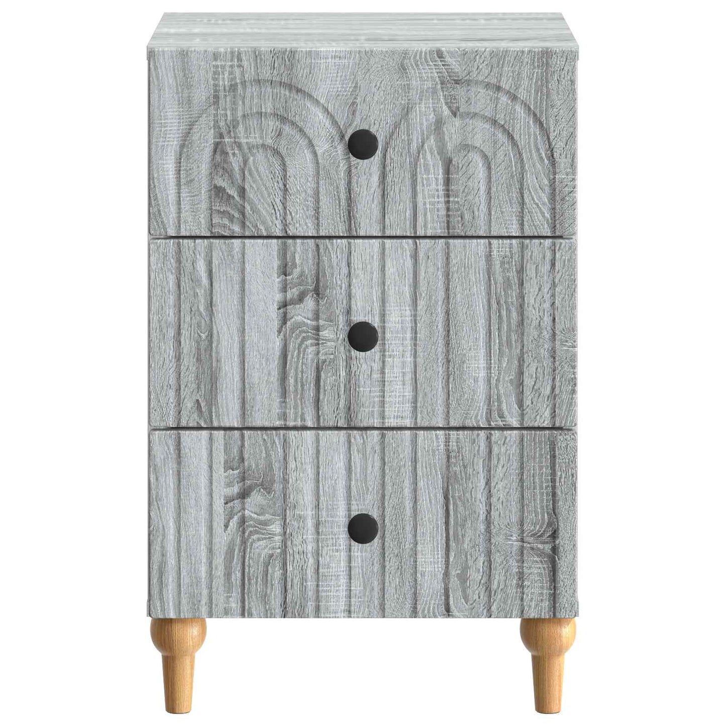 Bedside Cabinet Grey Sonoma 43x 41 x 66.5 cm Engineered Wood
