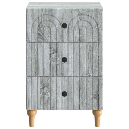 Bedside Cabinet Grey Sonoma 43x 41 x 66.5 cm Engineered Wood