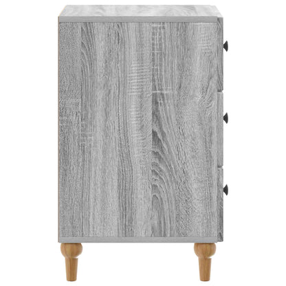 Bedside Cabinet Grey Sonoma 43x 41 x 66.5 cm Engineered Wood