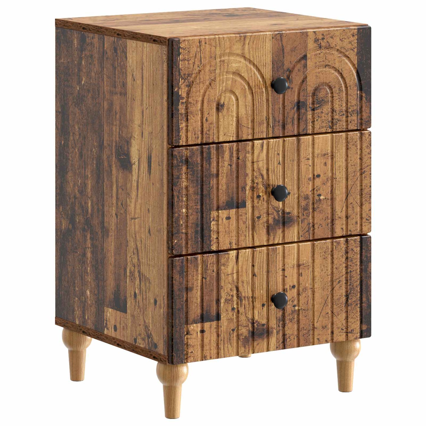 Bedside Cabinet Old Wood 43x 41 x 66.5 cm Engineered Wood