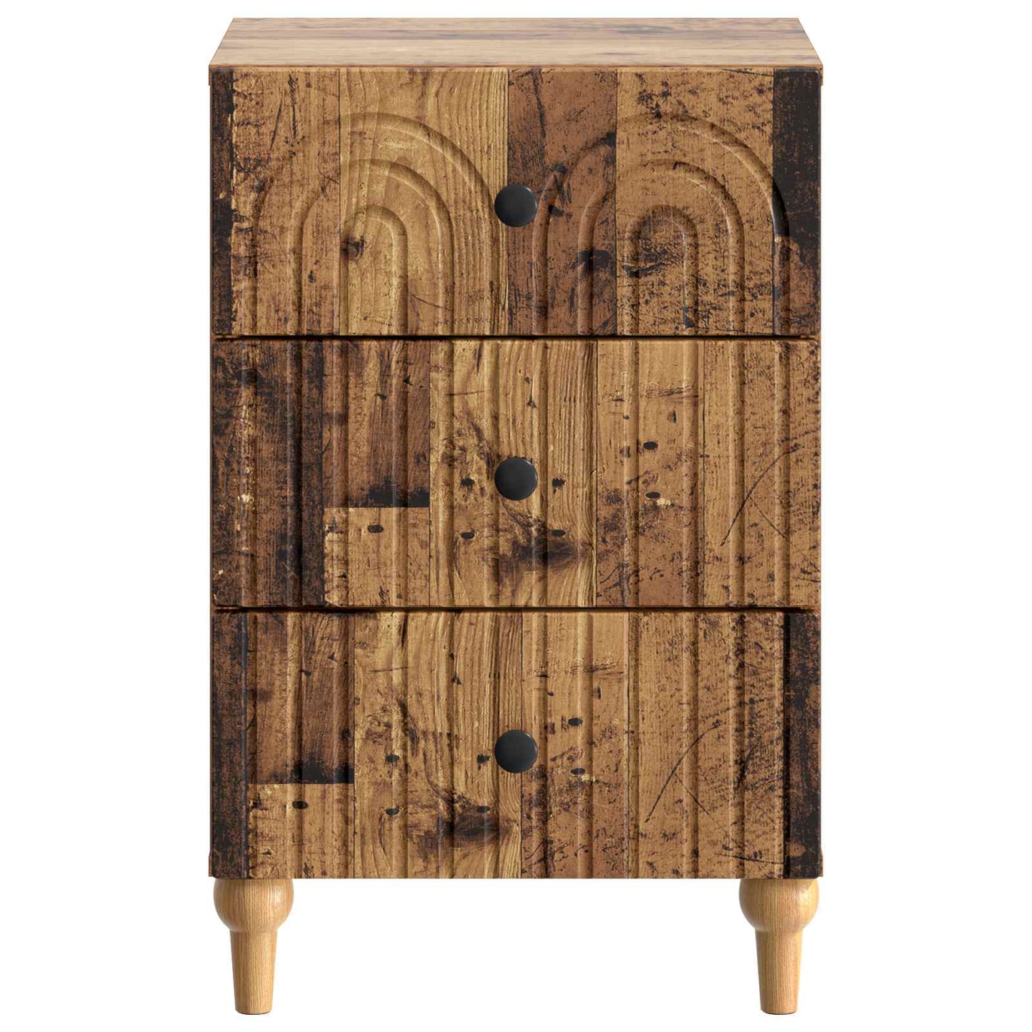 Bedside Cabinet Old Wood 43x 41 x 66.5 cm Engineered Wood