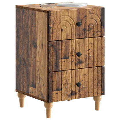 Bedside Cabinet Old Wood 43x 41 x 66.5 cm Engineered Wood