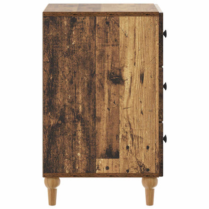 Bedside Cabinet Old Wood 43x 41 x 66.5 cm Engineered Wood