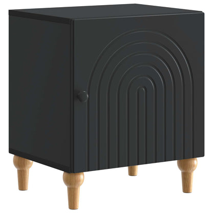 Bedside Cabinet 2 pcs Black 43 x 34.5 x 50 cm Engineered Wood