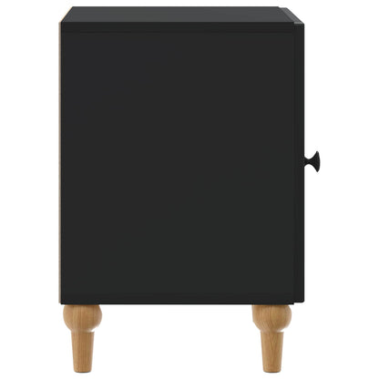 Bedside Cabinet 2 pcs Black 43 x 34.5 x 50 cm Engineered Wood