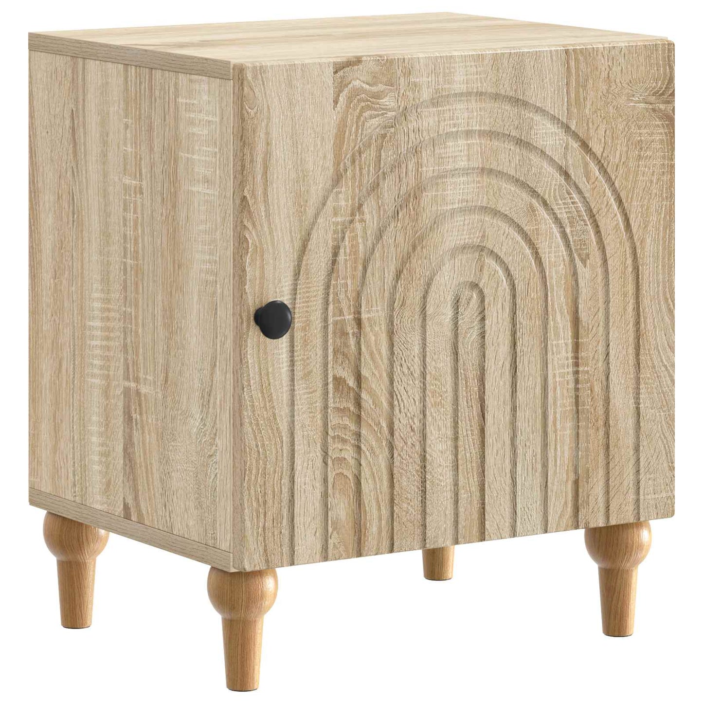 Bedside Cabinet Sonoma Oak 43 x 34.5 x 50 cm Engineered Wood