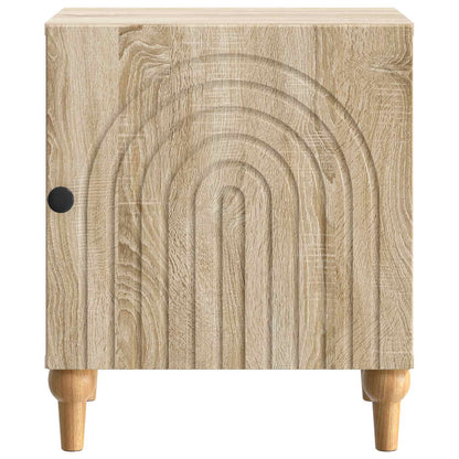 Bedside Cabinet Sonoma Oak 43 x 34.5 x 50 cm Engineered Wood