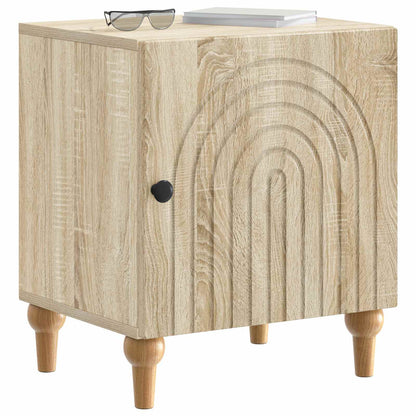 Bedside Cabinet Sonoma Oak 43 x 34.5 x 50 cm Engineered Wood