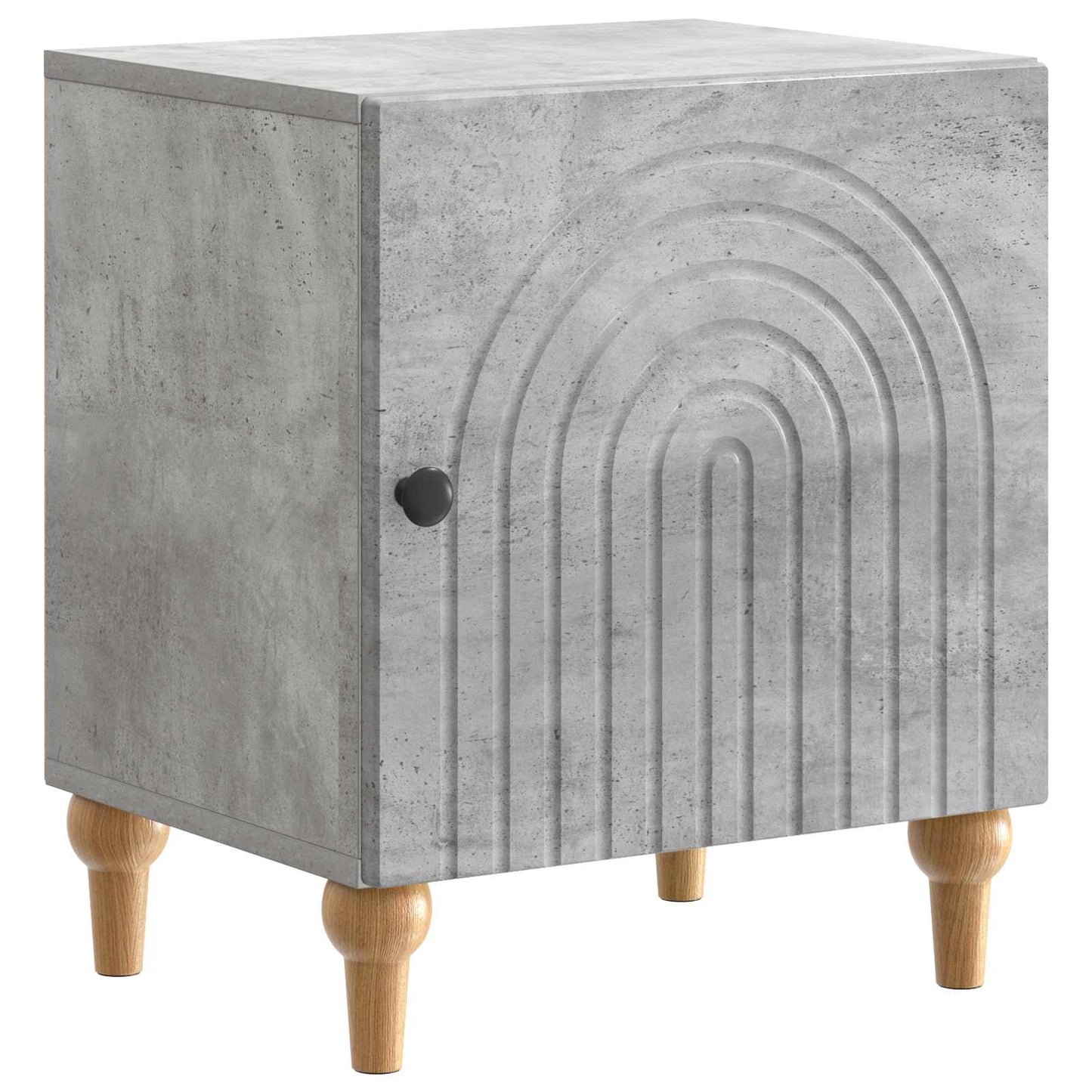 Bedside Cabinet 2 pcs Concrete Grey 43 x 34.5 x 50 cm