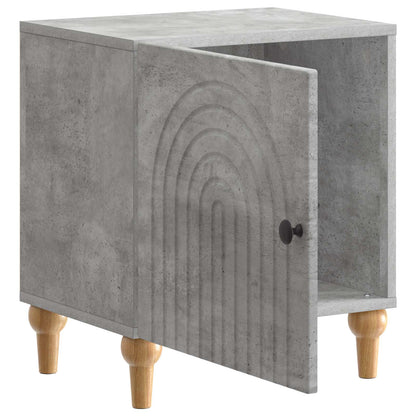 Bedside Cabinet 2 pcs Concrete Grey 43 x 34.5 x 50 cm