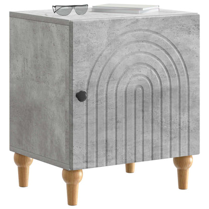 Bedside Cabinet 2 pcs Concrete Grey 43 x 34.5 x 50 cm
