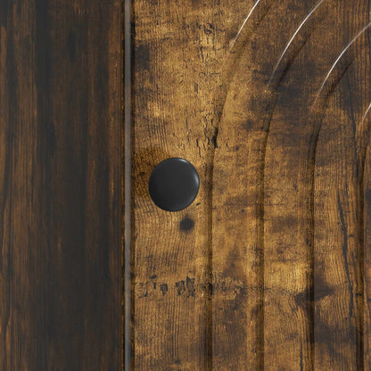 Bedside Cabinet 2 pcs Smoked Oak 43 x 34.5 x 50 cm