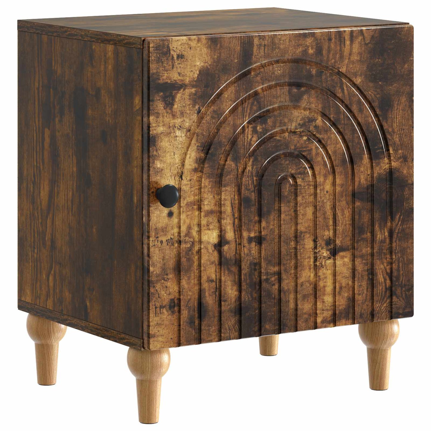 Bedside Cabinet 2 pcs Smoked Oak 43 x 34.5 x 50 cm