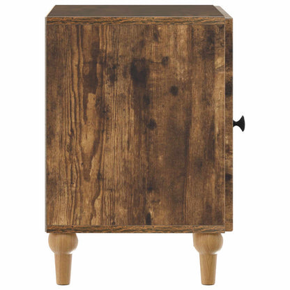 Bedside Cabinet 2 pcs Smoked Oak 43 x 34.5 x 50 cm