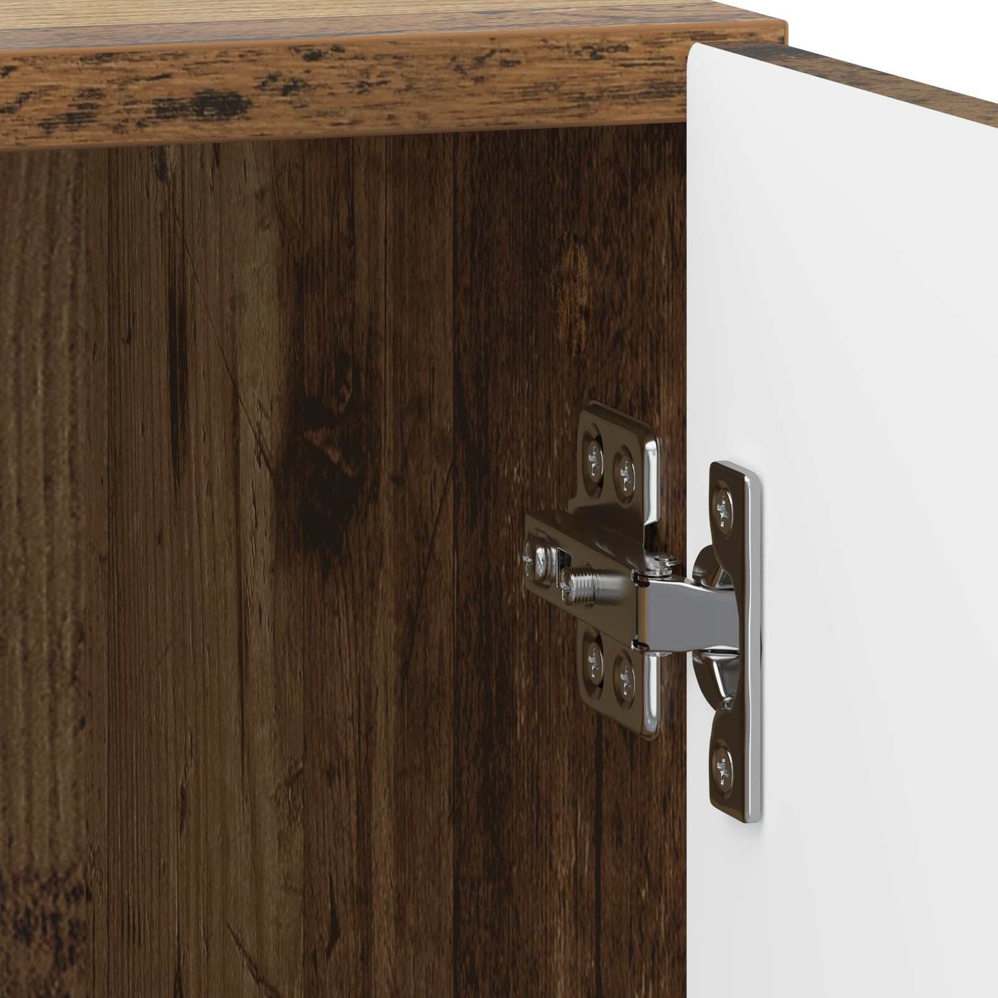 Bedside Cabinet Old Wood 43 x 34.5 x 50 cm Engineered Wood