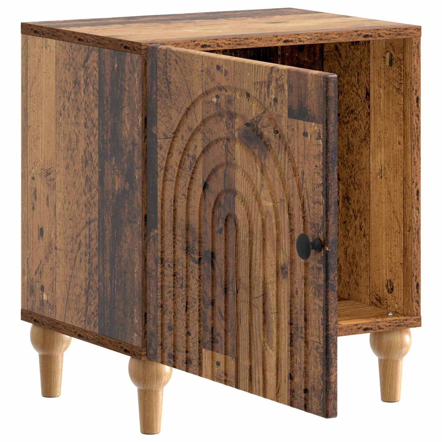 Bedside Cabinet Old Wood 43 x 34.5 x 50 cm Engineered Wood