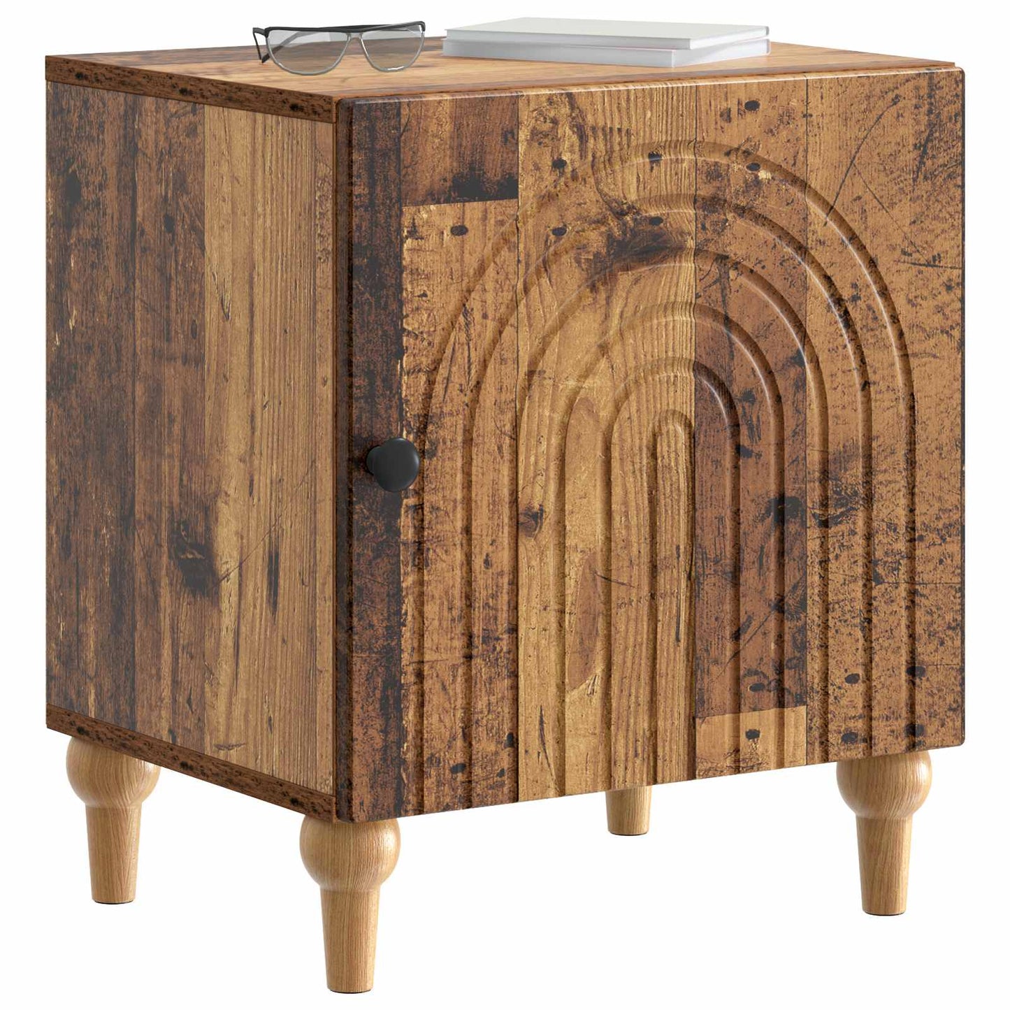Bedside Cabinet Old Wood 43 x 34.5 x 50 cm Engineered Wood
