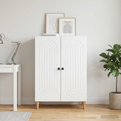 Sideboard White 66 x 34.5 x 90 cm Engineered Wood