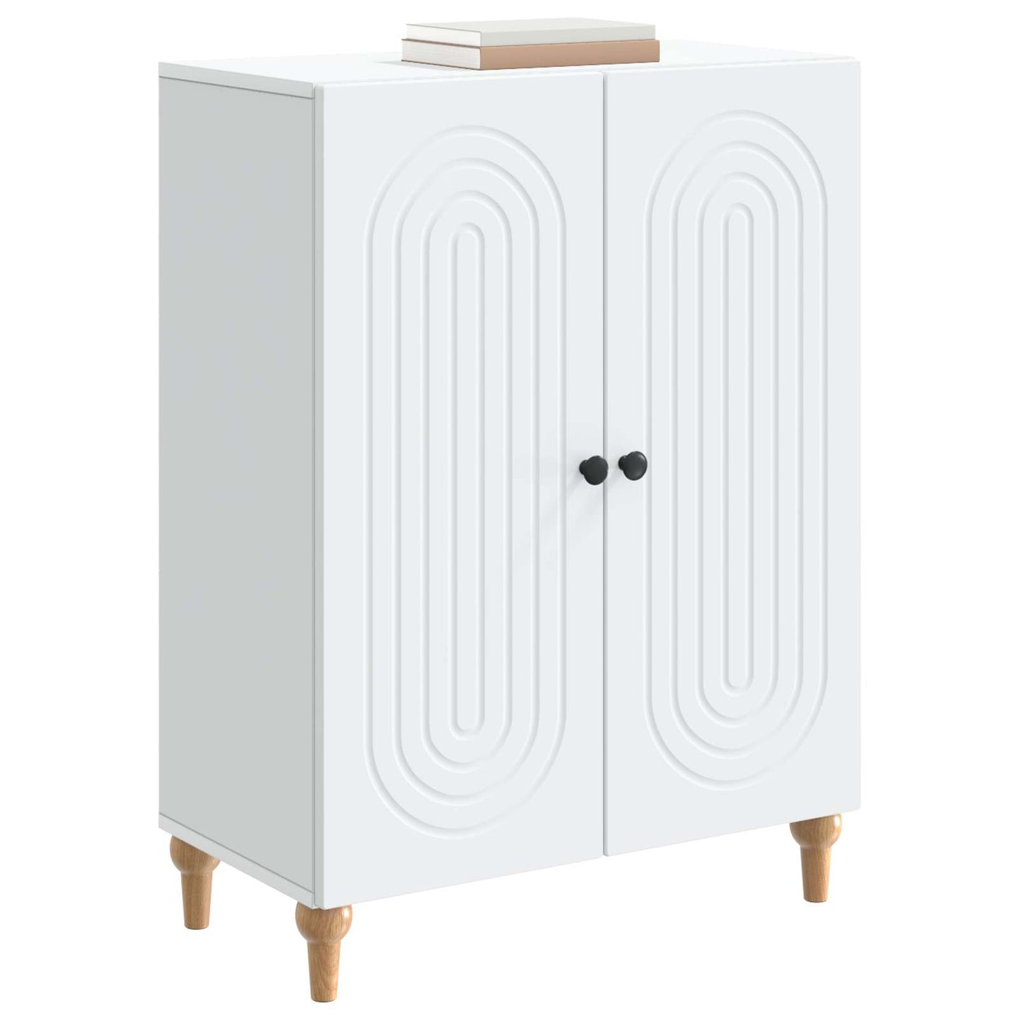Sideboard White 66 x 34.5 x 90 cm Engineered Wood