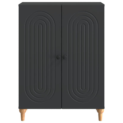 Sideboard Black 66 x 34.5 x 90 cm Engineered Wood