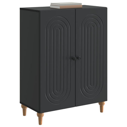 Sideboard Black 66 x 34.5 x 90 cm Engineered Wood