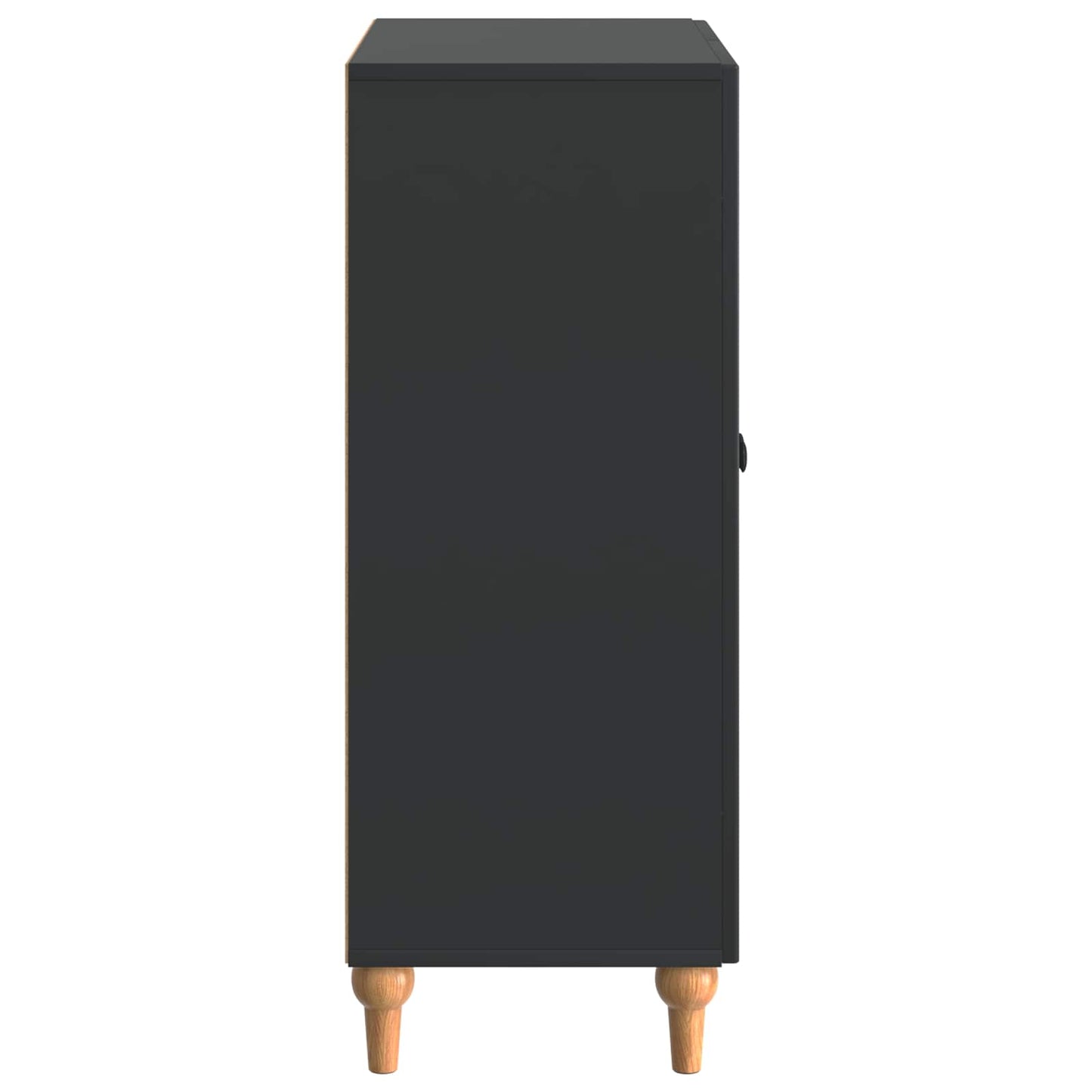 Sideboard Black 66 x 34.5 x 90 cm Engineered Wood