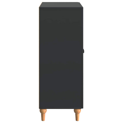 Sideboard Black 66 x 34.5 x 90 cm Engineered Wood
