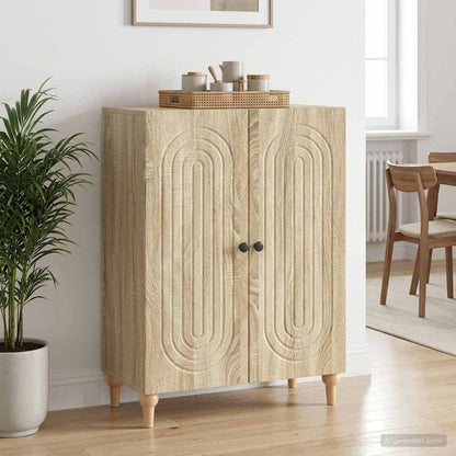 Sideboard Sonoma Oak 66 x 34.5 x 90 cm Engineered Wood