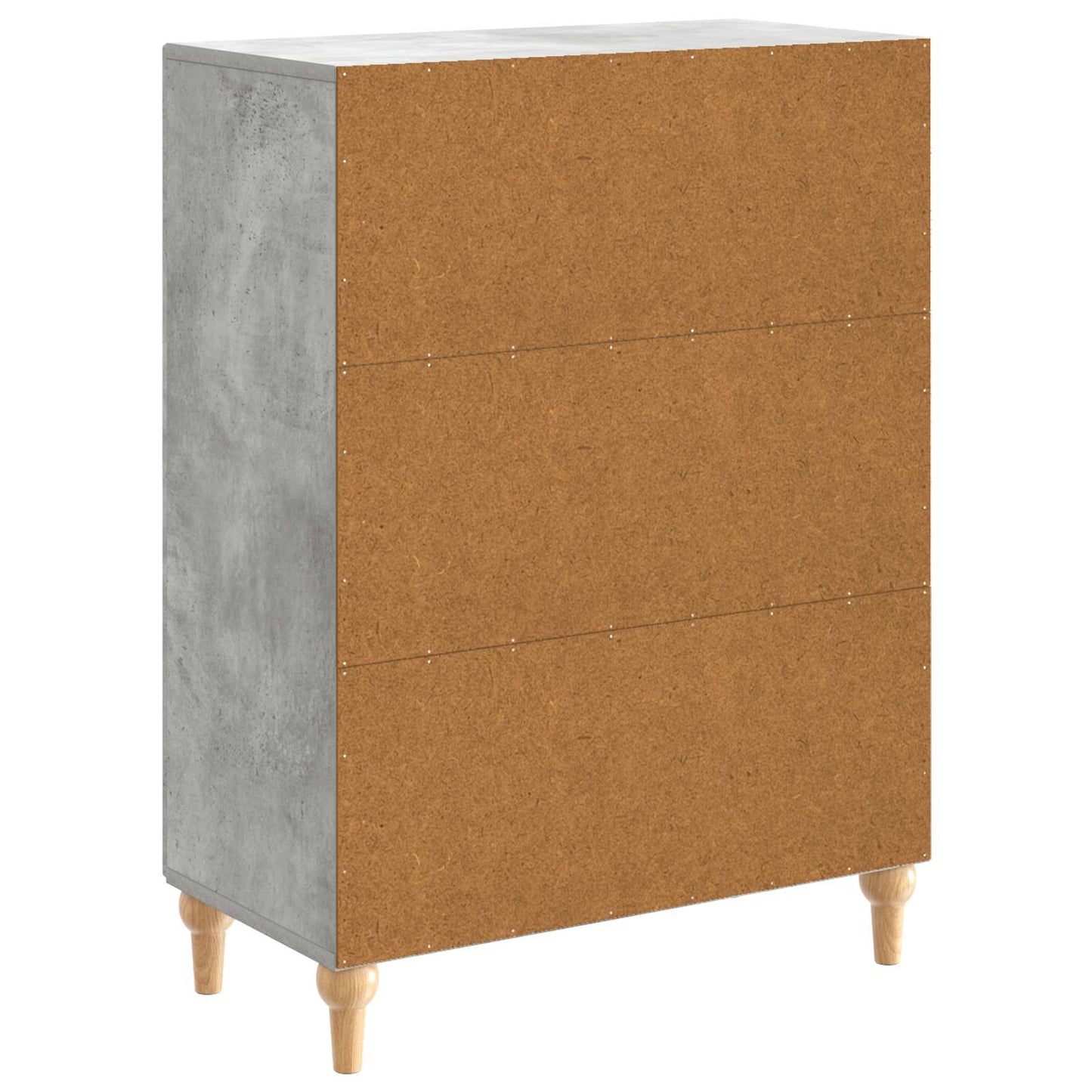 Sideboard Concrete Grey 66 x 34.5 x 90 cm Engineered Wood