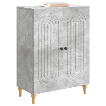 Sideboard Concrete Grey 66 x 34.5 x 90 cm Engineered Wood