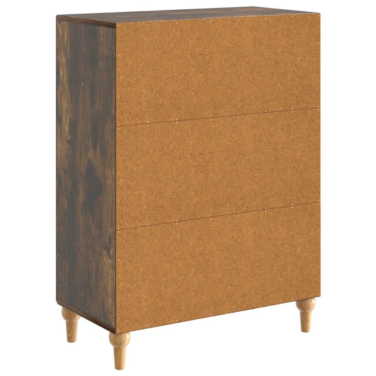 Sideboard Smoked Oak 66 x 34.5 x 90 cm Engineered Wood