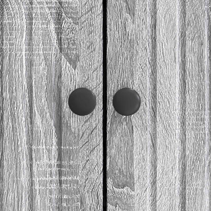 Sideboard Grey Sonoma 66 x 34.5 x 90 cm Engineered Wood