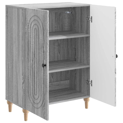 Sideboard Grey Sonoma 66 x 34.5 x 90 cm Engineered Wood