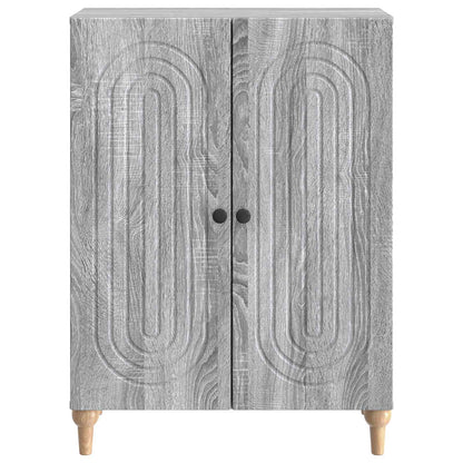 Sideboard Grey Sonoma 66 x 34.5 x 90 cm Engineered Wood