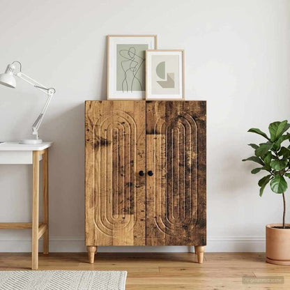 Sideboard Old Wood 66 x 34.5 x 90 cm Engineered Wood