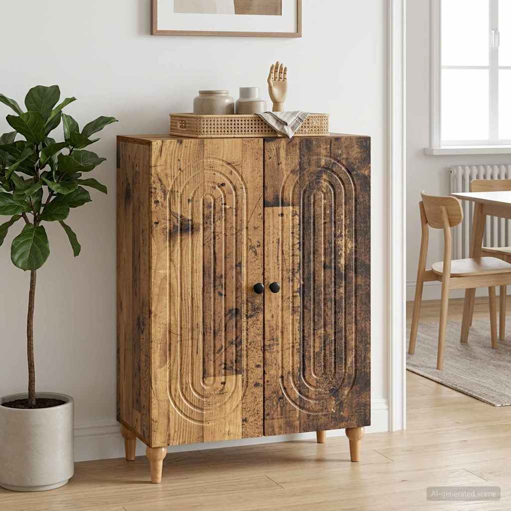 Sideboard Old Wood 66 x 34.5 x 90 cm Engineered Wood