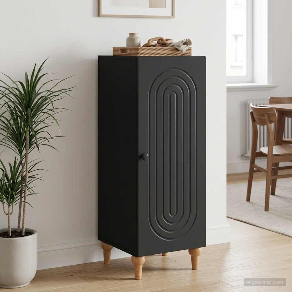 Sideboard Black 33 x 34.5 x 90 cm Engineered Wood