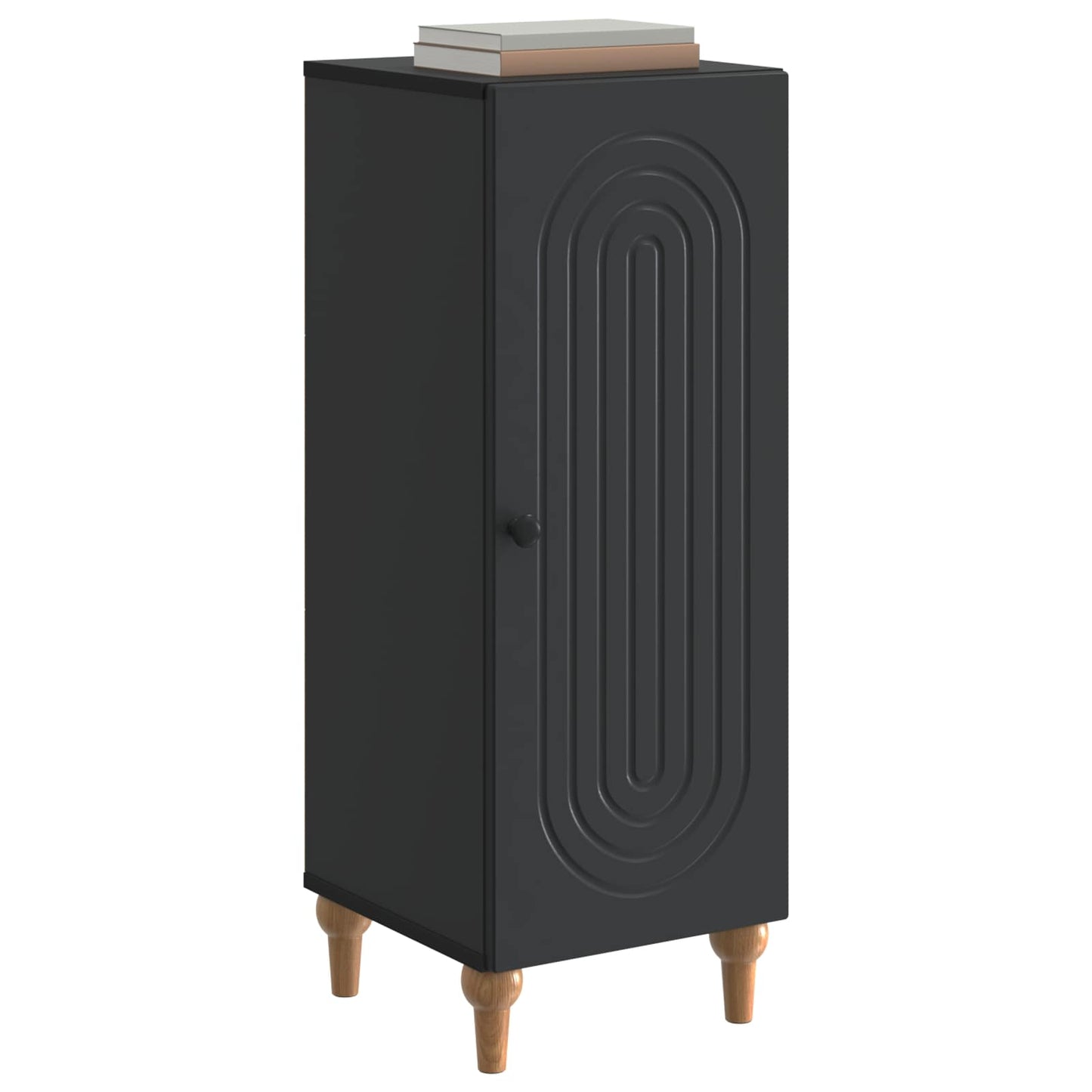 Sideboard Black 33 x 34.5 x 90 cm Engineered Wood