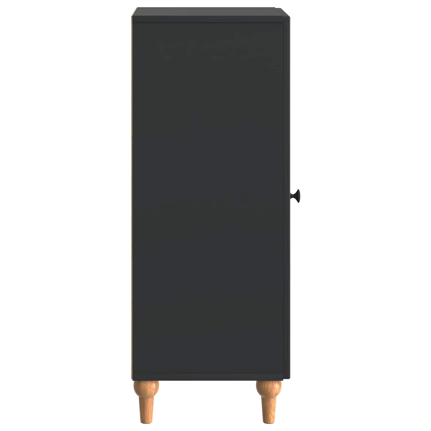 Sideboard Black 33 x 34.5 x 90 cm Engineered Wood