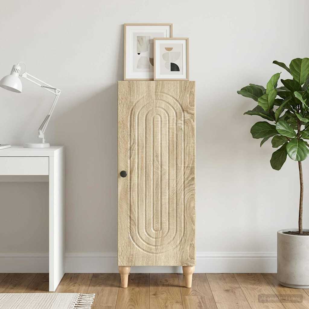 Sideboard Sonoma Oak 33 x 34.5 x 90 cm Engineered Wood