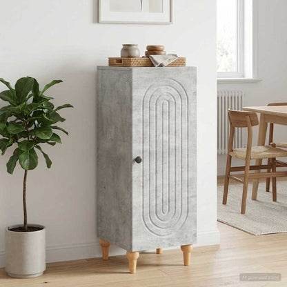 Sideboard Concrete Grey 33 x 34.5 x 90 cm Engineered Wood