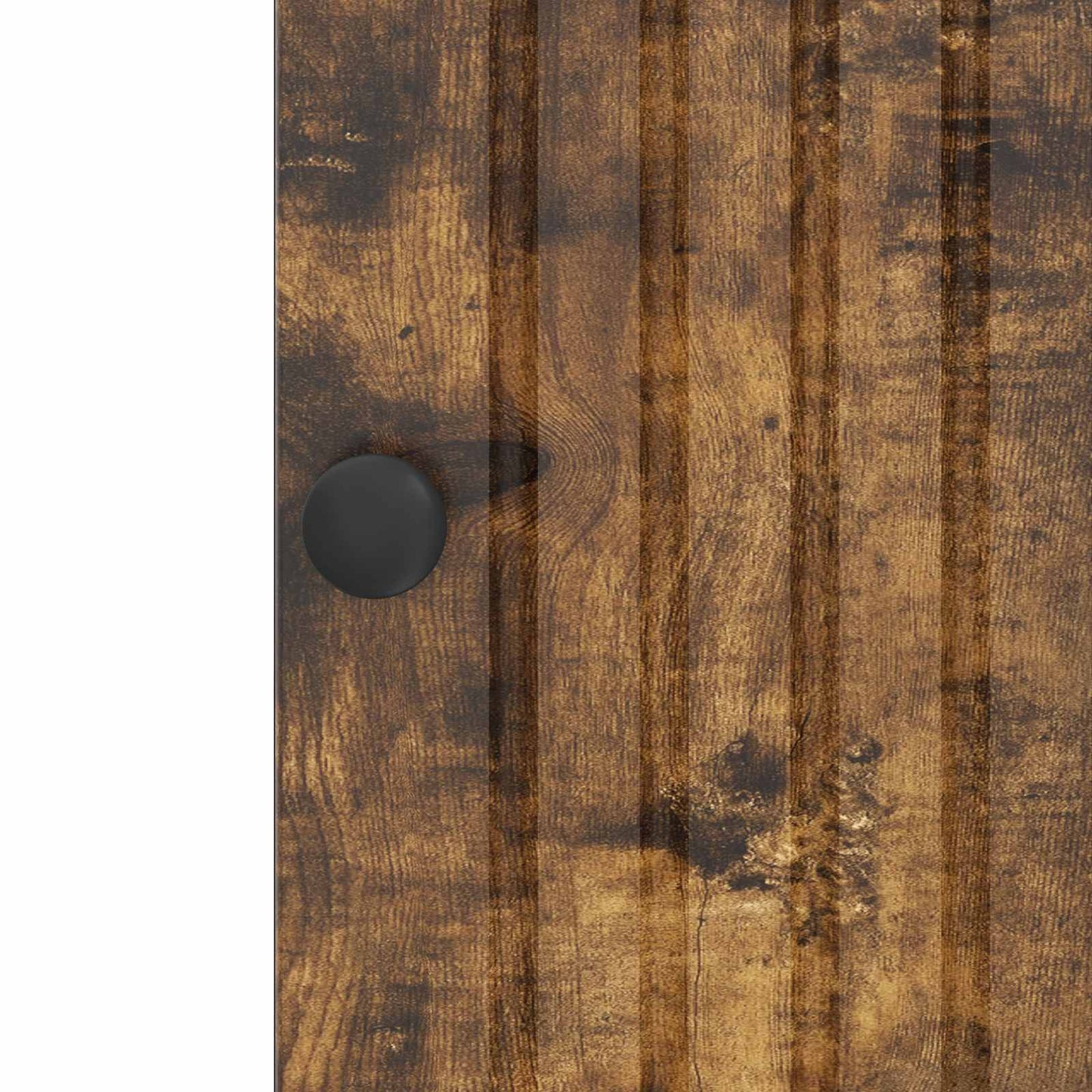 Sideboard Smoked Oak 33 x 34.5 x 90 cm Engineered Wood