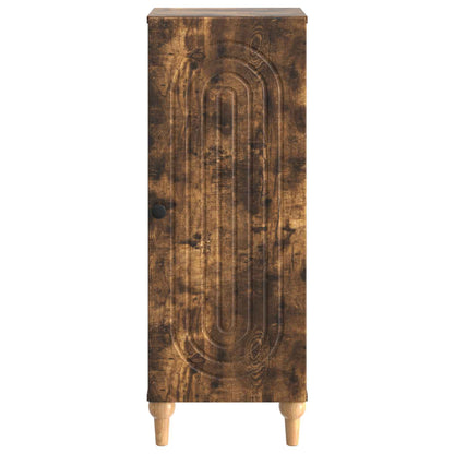 Sideboard Smoked Oak 33 x 34.5 x 90 cm Engineered Wood