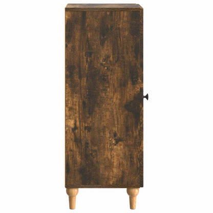 Sideboard Smoked Oak 33 x 34.5 x 90 cm Engineered Wood